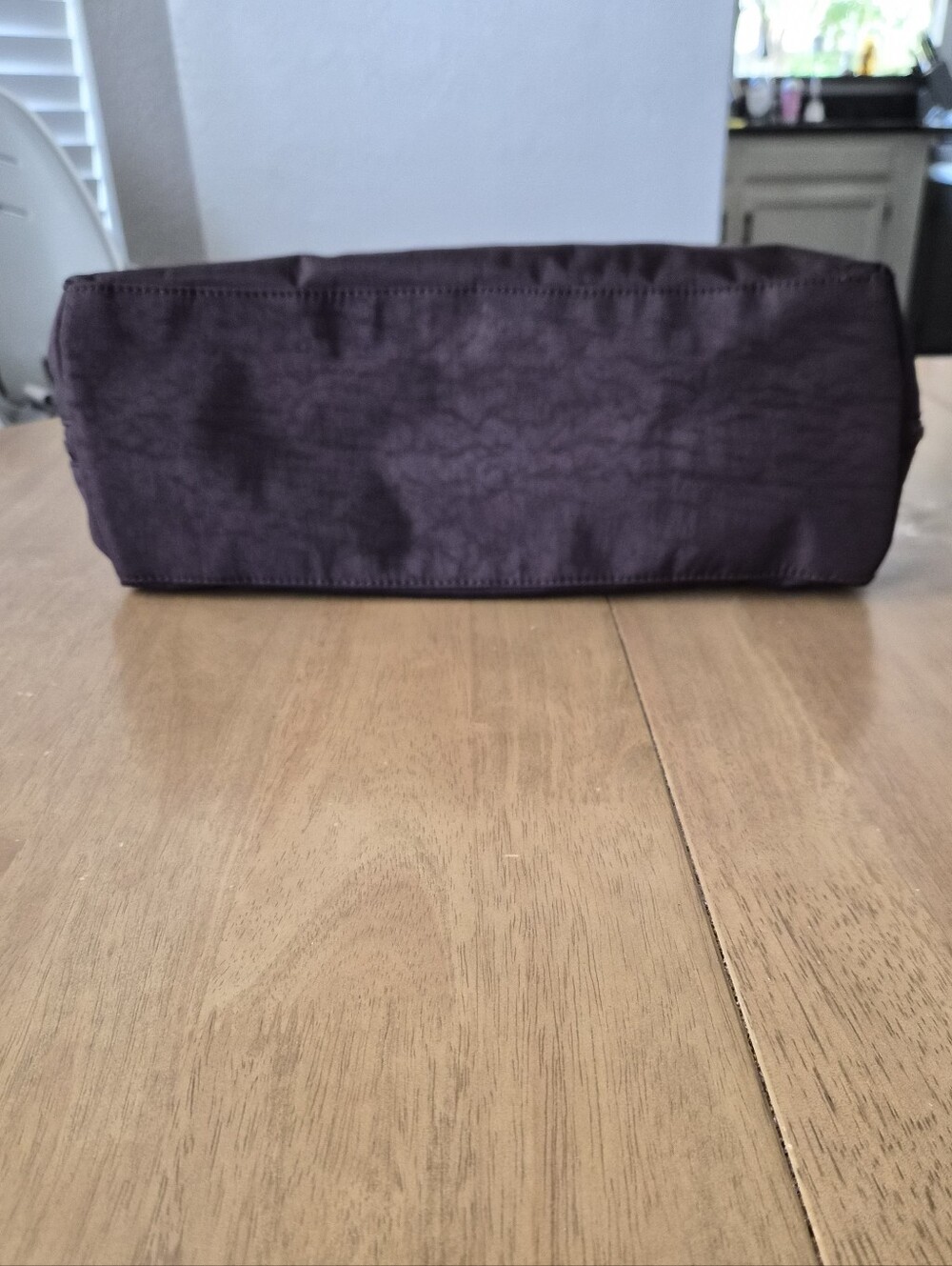 Baggu Medium Chocolate Plum Nylon Bowler - Picture 3 of 6